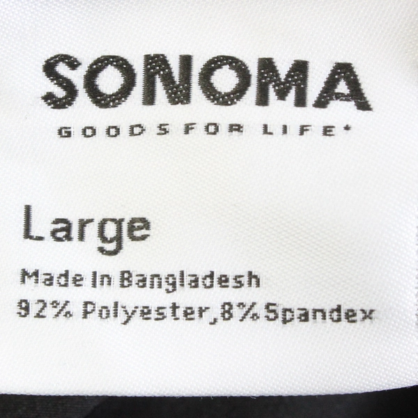 Sonoma Solid Black Outdoor Pants Women's Size Large