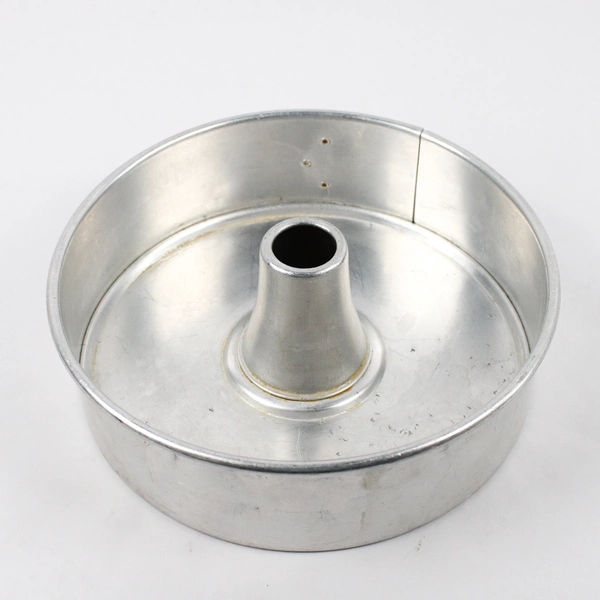 Unbranded Angel Food Cake Pan/Mold Round Metal Removable Bottom 9.5" x 3"