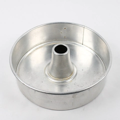 Unbranded Angel Food Cake Pan/Mold Round Metal Removable Bottom 9.5" x 3"