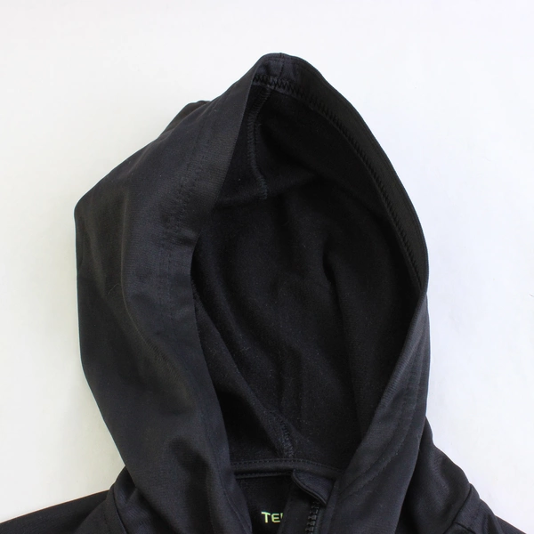 Tek Gear Black and Mint Green Athletic Zip-Up Hoodie Boys' Medium 8