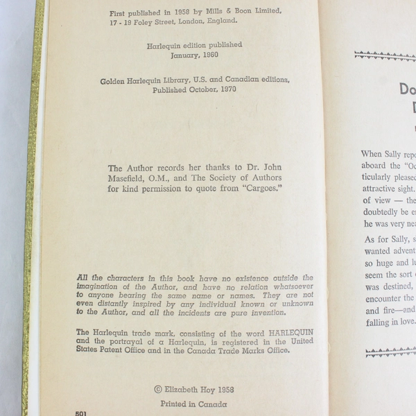 Golden Harlequin Library Book Set - Volume 4 (1970, Hardcover)