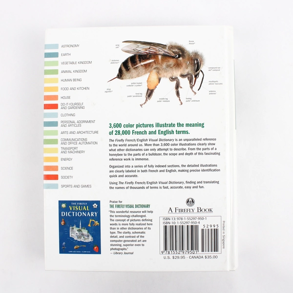 The Firefly French/English Visual Dictionary HC 2006