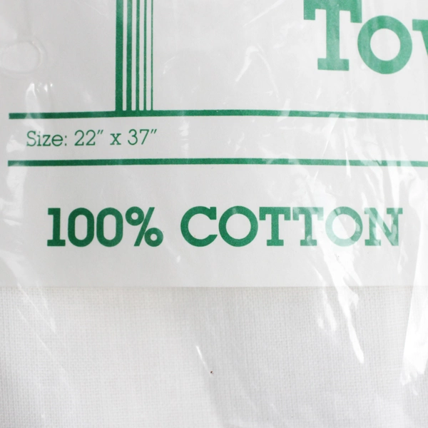 Benhar-Angus Mills Smart Buy 5 Flour Sack Towels 22" x 37" White Cotton