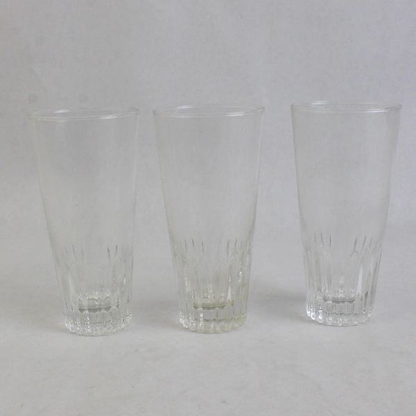 Set of 3 Crystal Highball Glasses 5 Inch