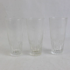 Set of 3 Crystal Highball Glasses 5 Inch