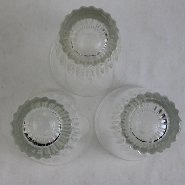 Set of 3 Crystal Highball Glasses 5 Inch
