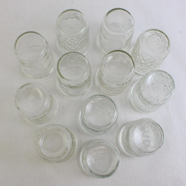 Lot of 12 Ball And Kerr Six Ounce Canning Jars With Rings