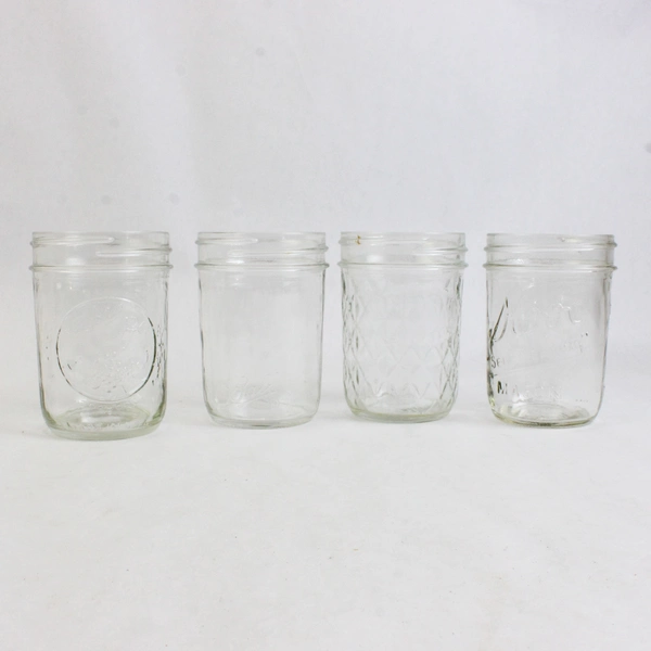 Lot of 12 Ball And Kerr Six Ounce Canning Jars With Rings