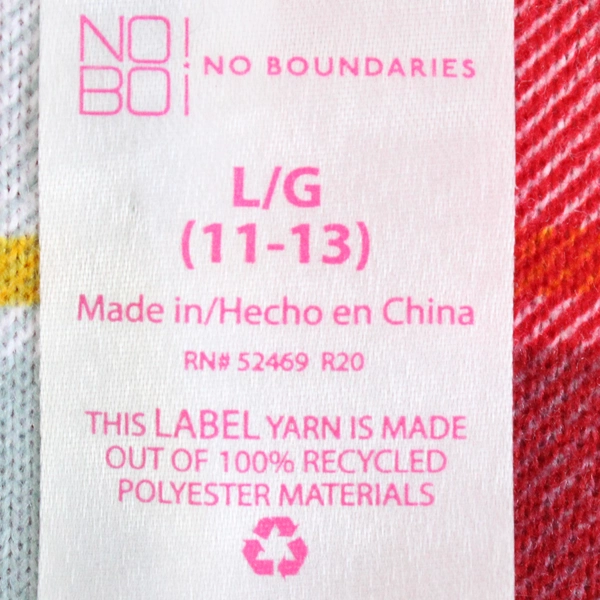 No Boundaries Red Yellow Blue Plaid Tie-Waist Button Up Juniors Large 11-13