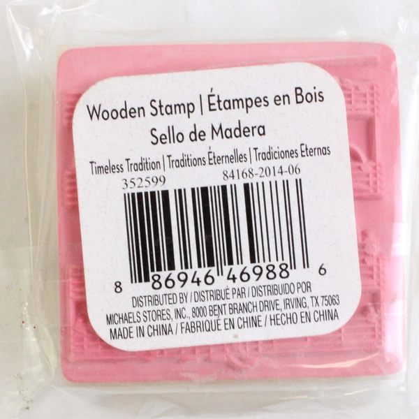 Lot of 2 Timeless Treasures Rubber Stamps For Scrapbooking Fleur De Lis & Music