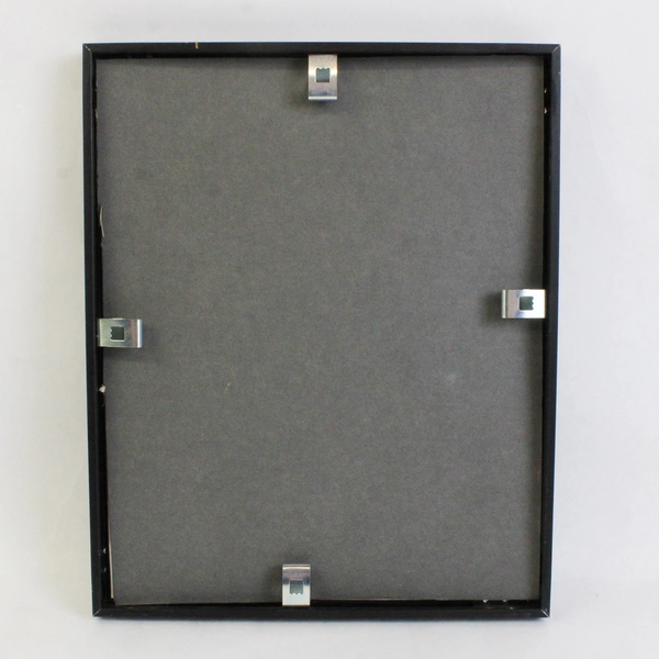 Framed 4 x 6 Pen and Ink Shoreline Drawing Signed 