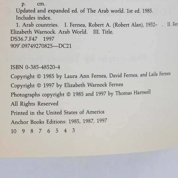 The Arab World: Forty Years Of Change 1997 Anchor Books PB