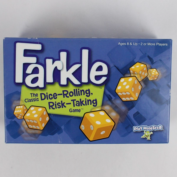 PlayMonster Farkle Dice Game Complete with All Pieces