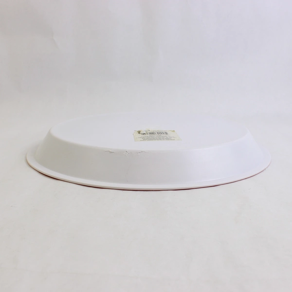 Four Star Round Tray Santa Claus Christmas Melamine Plastic 2012