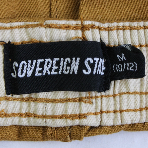 Sovereign State Tan Cargo Shorts Boys' Size Medium 10/12