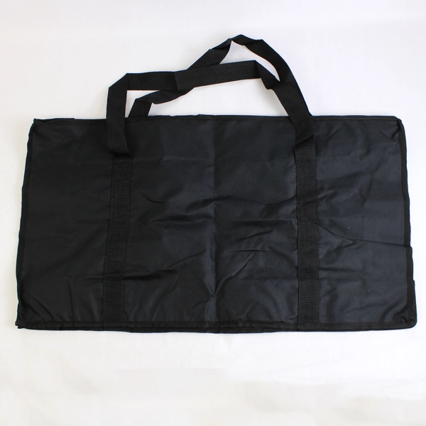 OasisSpace Solid Black Rectangular Bag W/ Handles & Zipper 29" x 16"