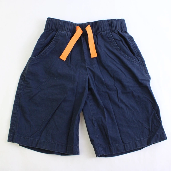 Nautica Navy Blue and Orange Bermuda Shorts Boys' Size Large 7