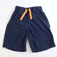 Nautica Navy Blue and Orange Bermuda Shorts Boys' Size Large 7