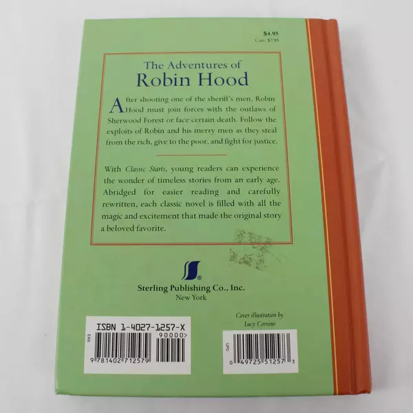 The Adventures of Robin Hood Classic Starts Hardcover Book by Howard Pyle