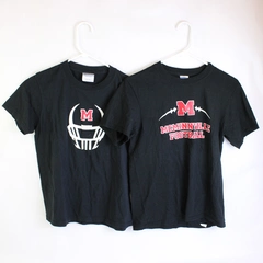 Port and Company McMinnville Football Black T-Shirts Youth Size Large