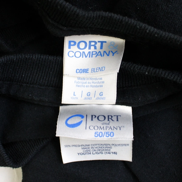 Port and Company McMinnville Football Black T-Shirts Youth Size Large