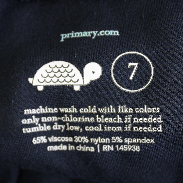 Primary Solid Black Pants Boys' Size 7