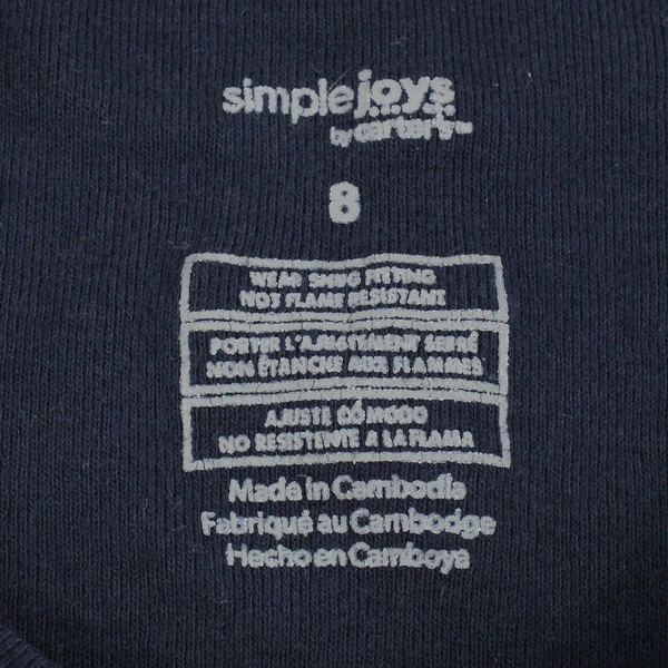 Simple Joys by Carter's Car Themed Long-Sleeve Pajama Top Boys' Size 8