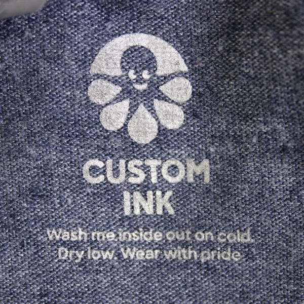 Gildan McMinnville Youth Collective Gray-Blue T-Shirt Adult Medium