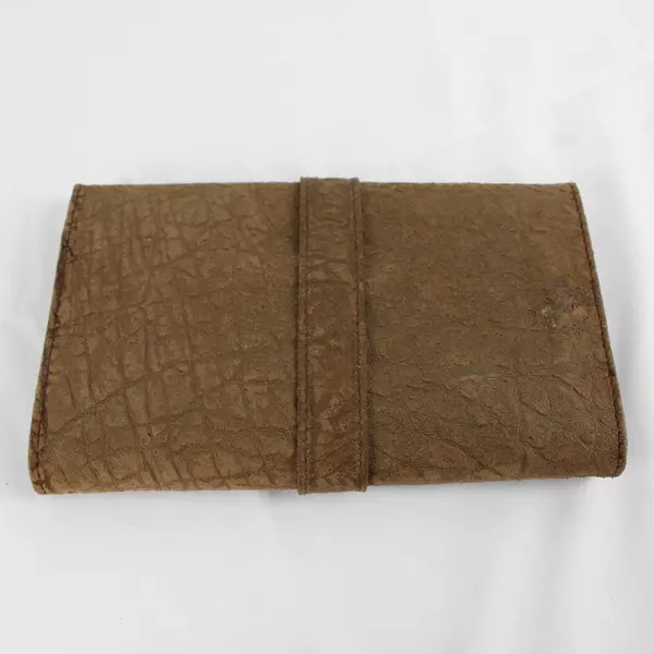 Vintage Revlon Nail Kit with Original Leather Roll Up Case Classic Manicure Set