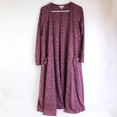 LuLaRoe Magenta Open-Front Duster Women's Size Small
