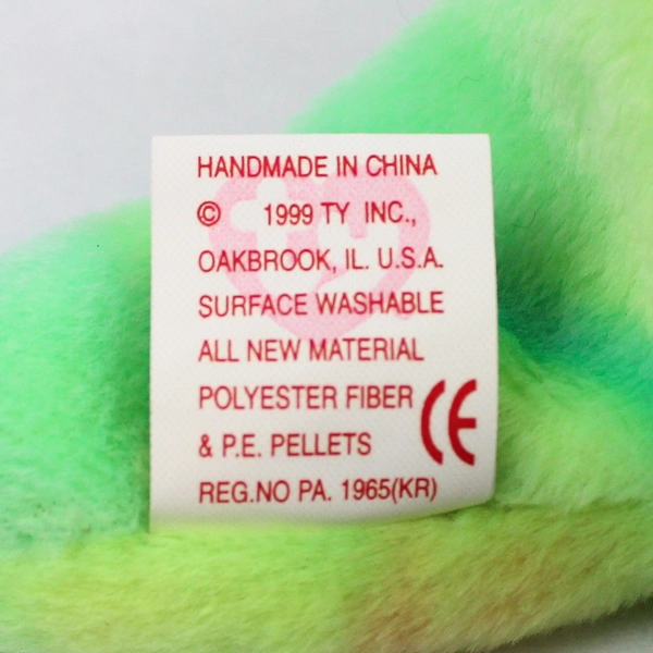 TY Beanie Baby Sammy 1999 Multicolor Bear With Ear Tag Error 1998 Plush Doll Toy