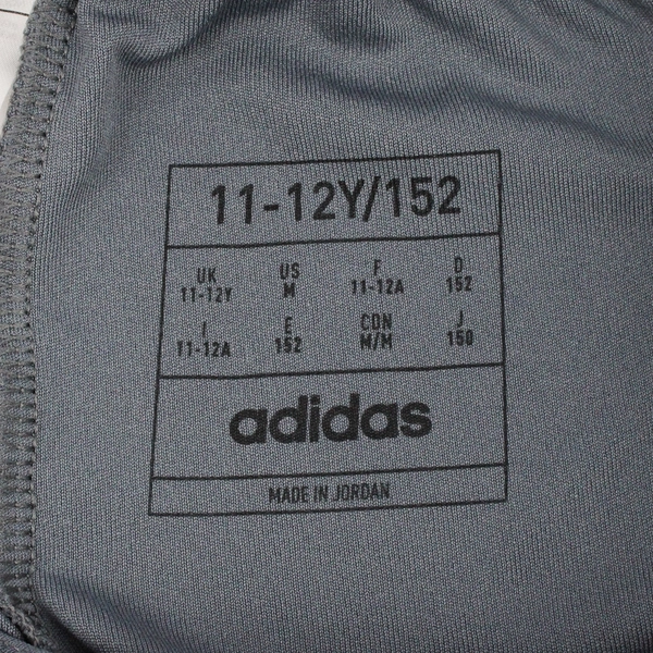 Adidas Aeroready Gray Athletic Shorts Boys' Size 11-12 Years