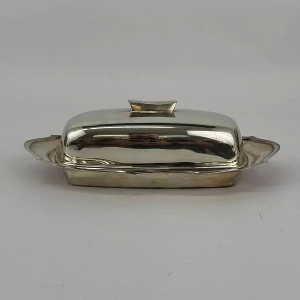 Vintage FB Rogers Silver Plate Butter Dish And Lid 696 No Glass Liner