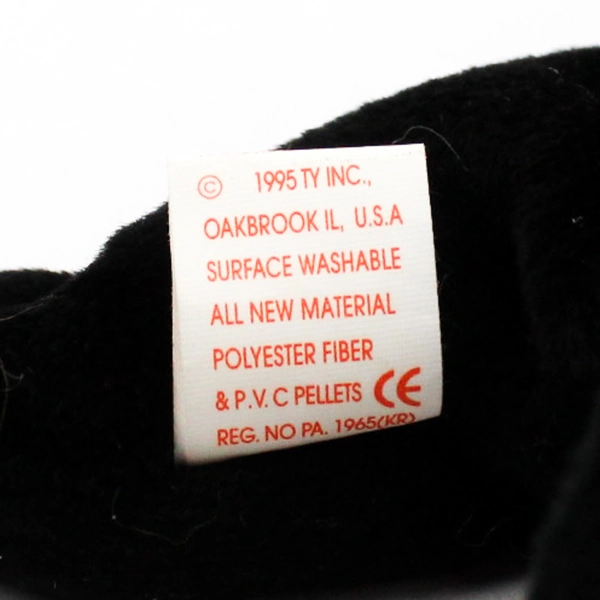 Ty Beanie Baby Velvet 1995 Black Panther With Tag Plush Doll Toy Style 4064