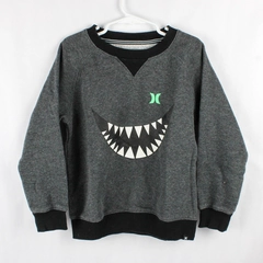 Hurley Gray Graphic Sweatshirt Boys' Size 6