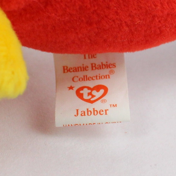 Ty Beanie Baby Jabber 1997 Macaw Parrot With Tag Errors 1998 Plush Doll Toy