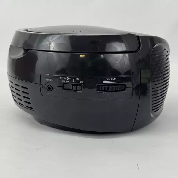 GPX BCB 119B Black Bluetooth Boombox CD And FM Radio Works