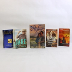 Lot of 5 Cowboy and Western Romance Paperback Novels