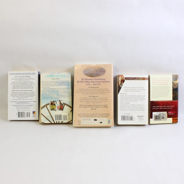 Lot of 5 Cowboy and Western Romance Paperback Novels