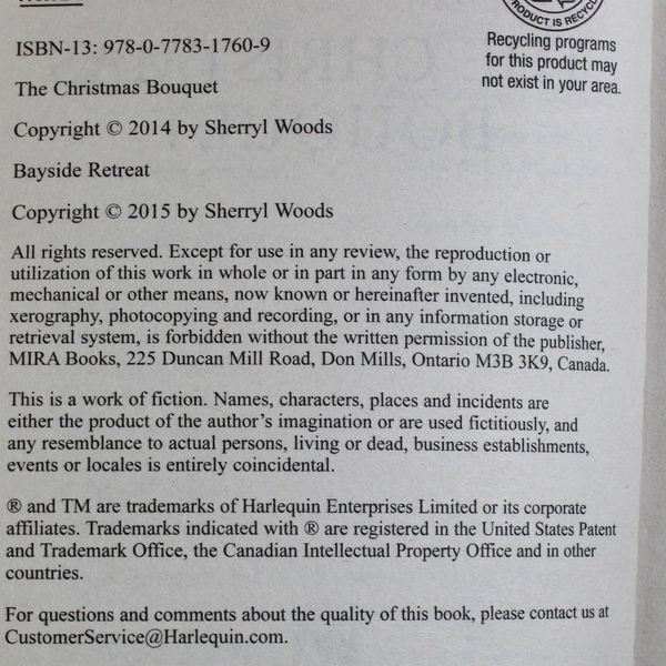 Lot of 3 Paperback Christmas Holiday Romance Novels