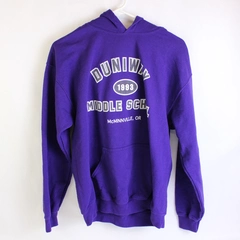 Gildan Duniway Middle School McMinnville Oregon Purple Hoodie Men's Medium