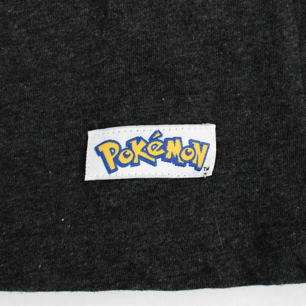 Pokemon Pikachu Pokeball Gray Graphic T-Shirt Boys' Size 12-13 Yrs