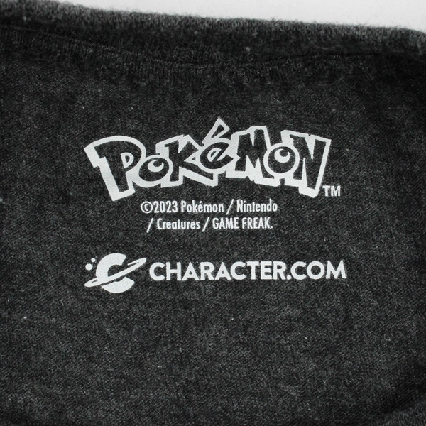 Pokemon Pikachu Pokeball Gray Graphic T-Shirt Boys' Size 12-13 Yrs