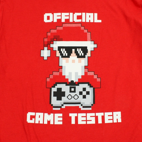 Thereabouts Official Game Tester Santa Claus T-Shirt Boys' Med 10/12 Husky