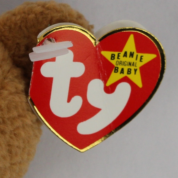TY Beanie Baby Curly the Bear 8.5" Plush Stuffed Animal Toy