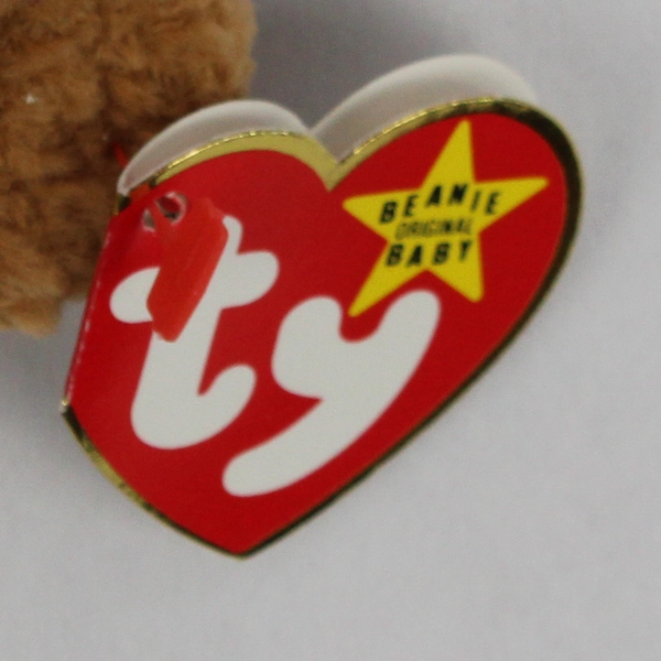 TY Beanie Baby Curly the Bear 8.5" Plush Stuffed Animal