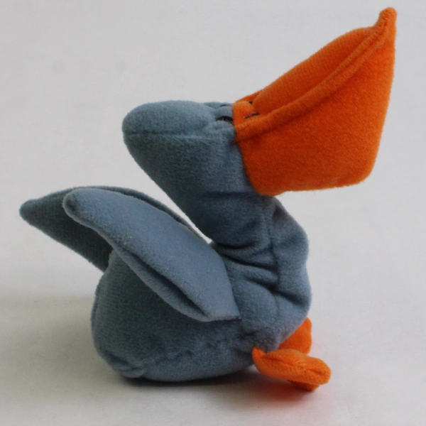 Lot of 3 Teenie Beanie Babies 1993 Scoop Pelican Lizz Lizard Chocolate Moose