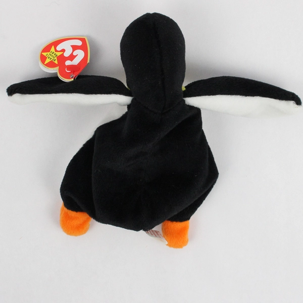 1995 Ty Beanie Babies Waddle the Penguin with Tags 6.5" Plush Toy