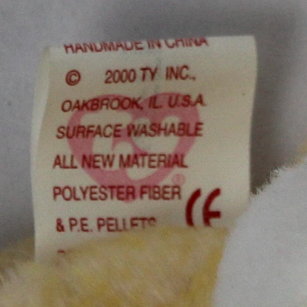 2000 TY Beanie Babies Grace the Rabbit 7" Plush Stuffed Animal with Tags