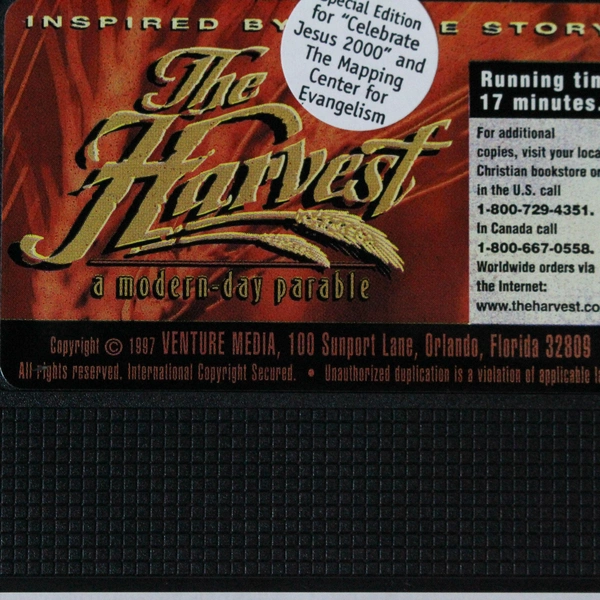 The Harvest VHS 1997 Drama Horror Movie, Good Condition, Not Tested